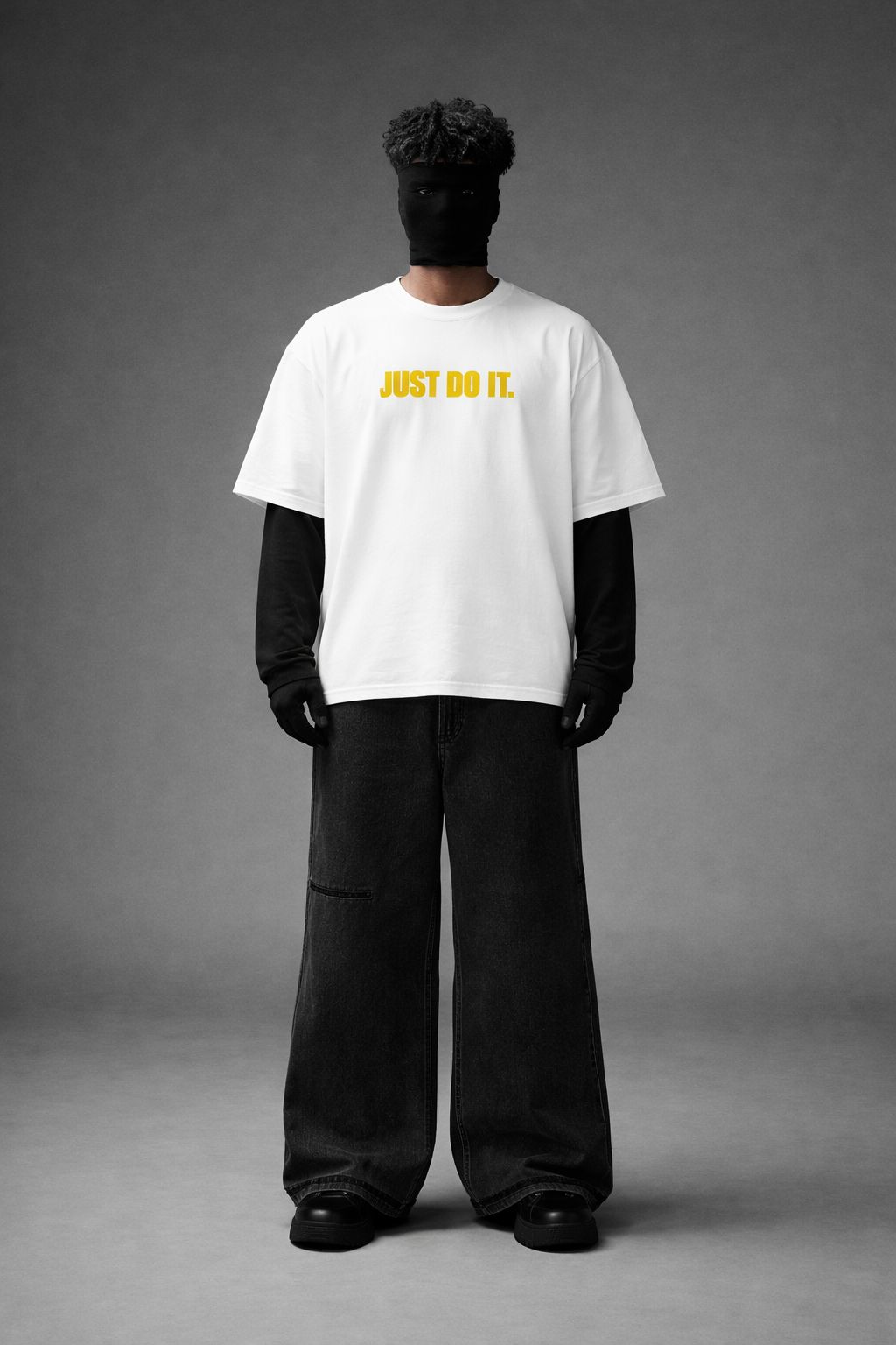 Just Do It Air Graphic Oversized T-Shirt (White)