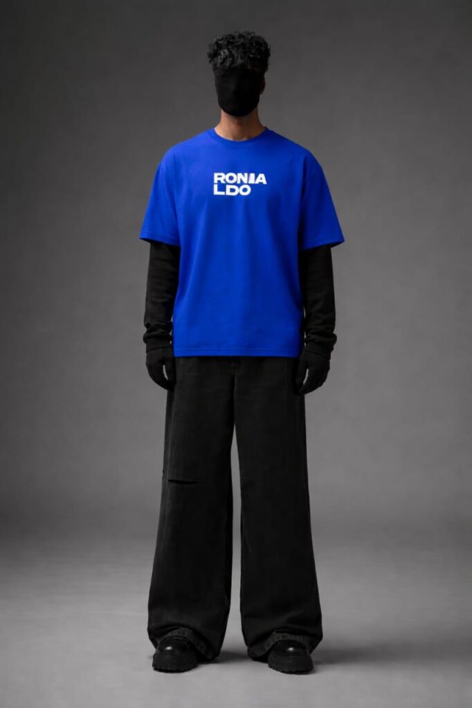 CRISTIANO RONALDO EDITION T-SHIRT-BLUE