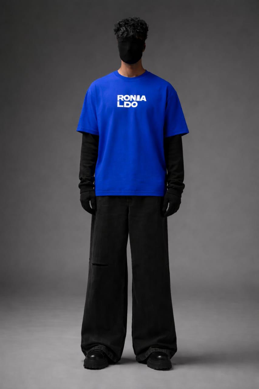 CRISTIANO RONALDO EDITION T-SHIRT-BLUE