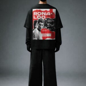 CRIDTIANO RONALDO EDITION OVERSIZE T-SHIRT-BLACK