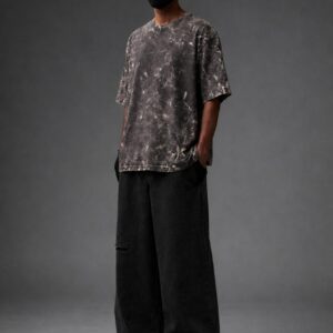 Stone Washed Oversized Tee – 260 GSM French Terry Cotton