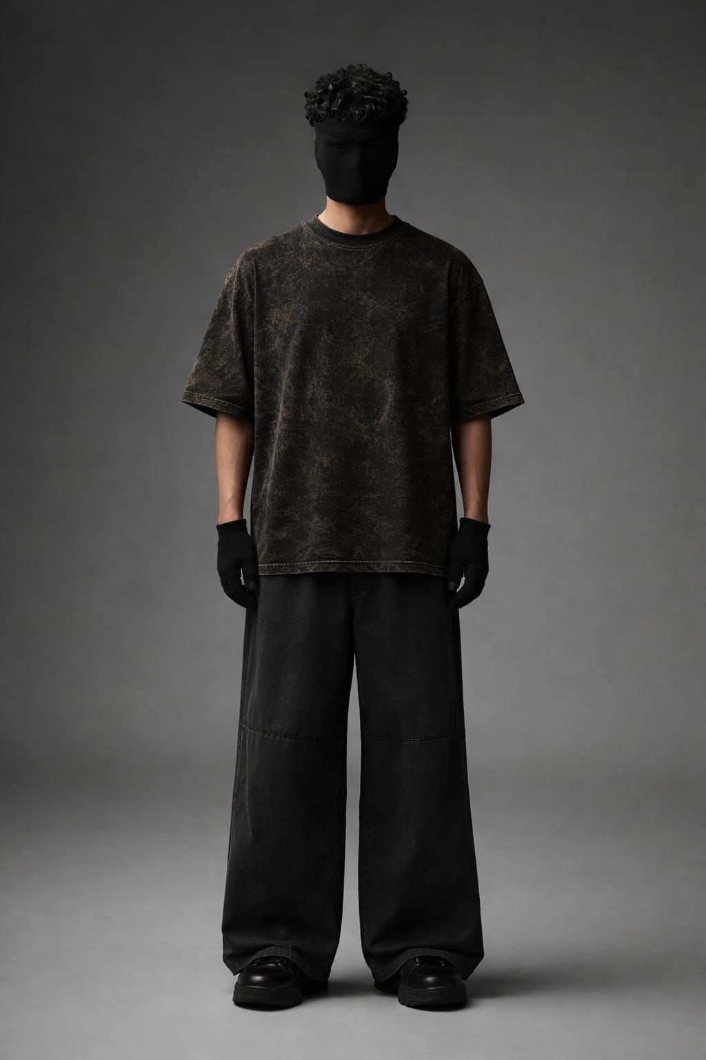 Midnight Acid Wash Oversized T-Shirt